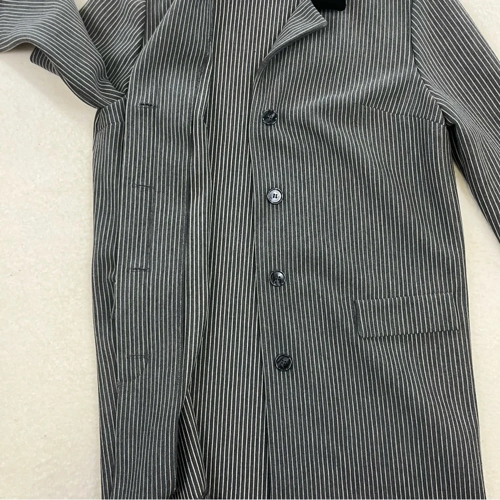 Vintage Butte Knit Wool Striped Coat - Picture 7 of 8